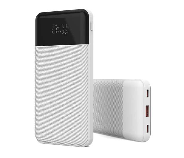 Silver Monkey Powerbank Smart 10 000 mAh 22.5W Biały - 1481439 - zdjęcie